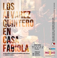 'Los Álvarez Quintero en Casa Fabiola'. Homenaje a Serafín Álvarez Quintero en el 150 Aniversario de su nacimiento (Cía. Dos Lunas Teatro y AlmaTwins)