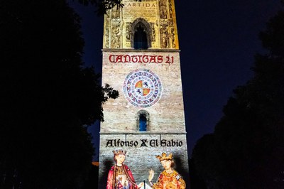 Arranca en la Torre de Don Fadrique el espectáculo de mapping y música en directo ‘Cantigas 2.1’