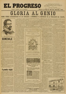 El III Centenario de la muerte de Cervantes (1916) en los fondos de la Hemeroteca Municipal