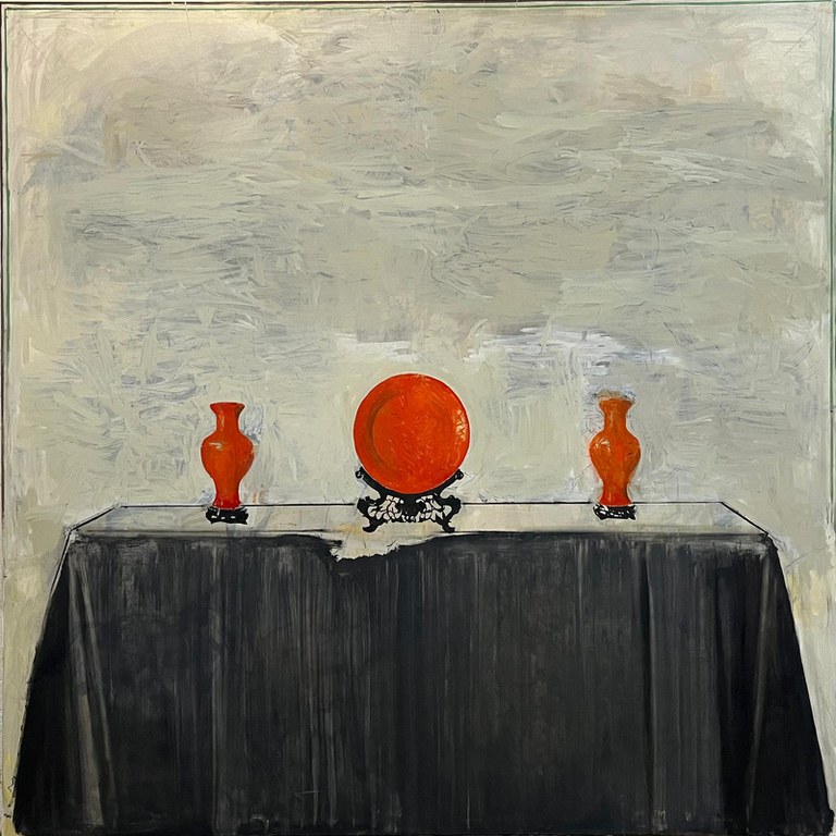 I Premio Internacional de Pintura Ciudad de Sevilla (2025), que ha recayó en el artista Miguel Gómez Losada por su obra La mesa de Rosa (Sehnsucht),