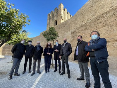 El Ayuntamiento culmina la restauración del lienzo interior de la Muralla de la Macarena, ha ejecutado ya un 70 % de las obras del Arco e integrará sus hallazgos arqueológicos