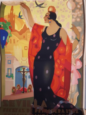 El cartel de las Fiestas de Primavera de Sevilla en la Segunda República (1932)