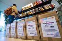 La campaña del ‘Bibliotrueque solidario’ impulsada por el Ayuntamiento recoge en las bibliotecas más de una tonelada de alimentos