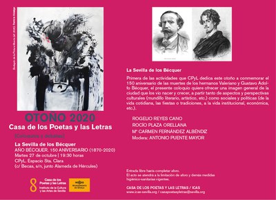 La Casa de los Poetas y las Letras del ICAS retrata la Sevilla que vivieron los hermanos Bécquer